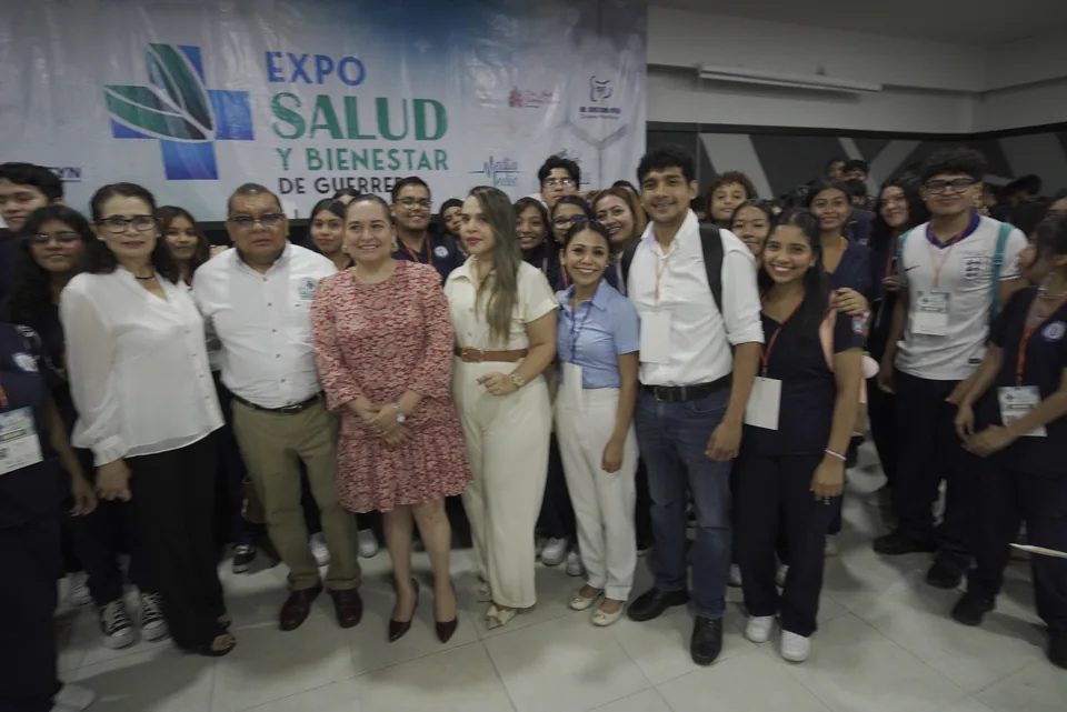 Momento de la Expo Salud y Bienestar de Guerrero 2025