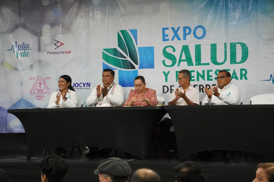 Momento de la Expo Salud y Bienestar de Guerrero 2025