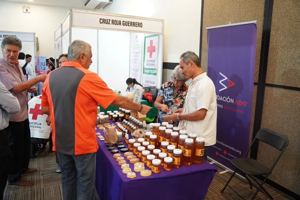 Momento de la Expo Salud y Bienestar de Guerrero 2025